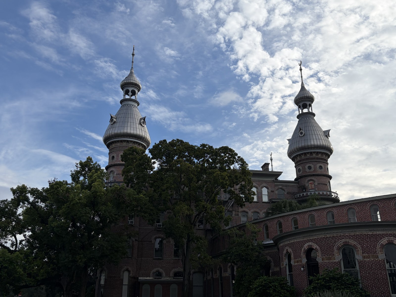 Plant Hall's minarets at the University of Tampa, photographed by Attorney Ron Frey