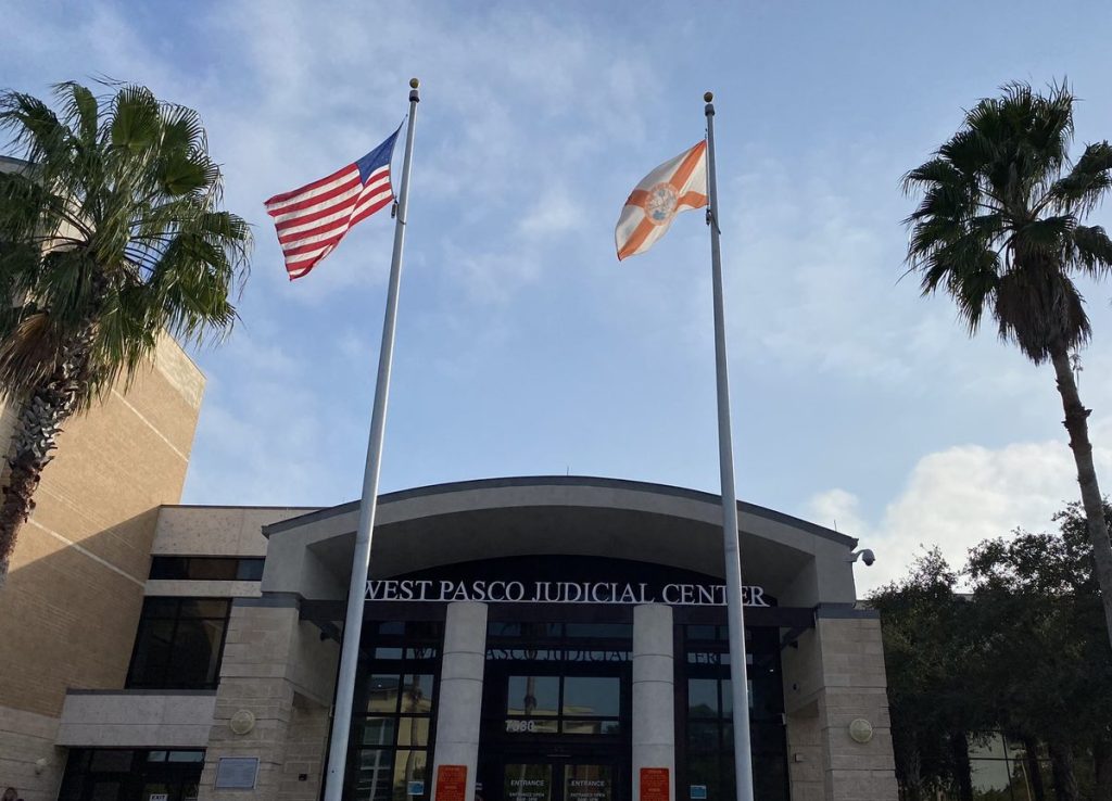 West Pasco Judicial Center in New Port Richey, Pasco County, Florida.